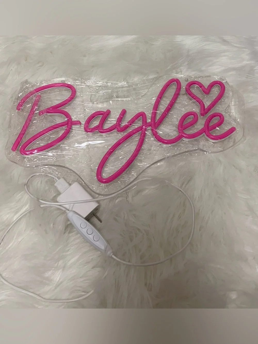 Custom LED Name Sign “Baylee” - Picture 3 of 5